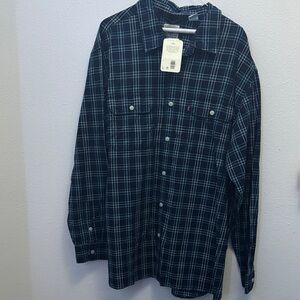 Levi’s Men's Blue Plaid Shirt
